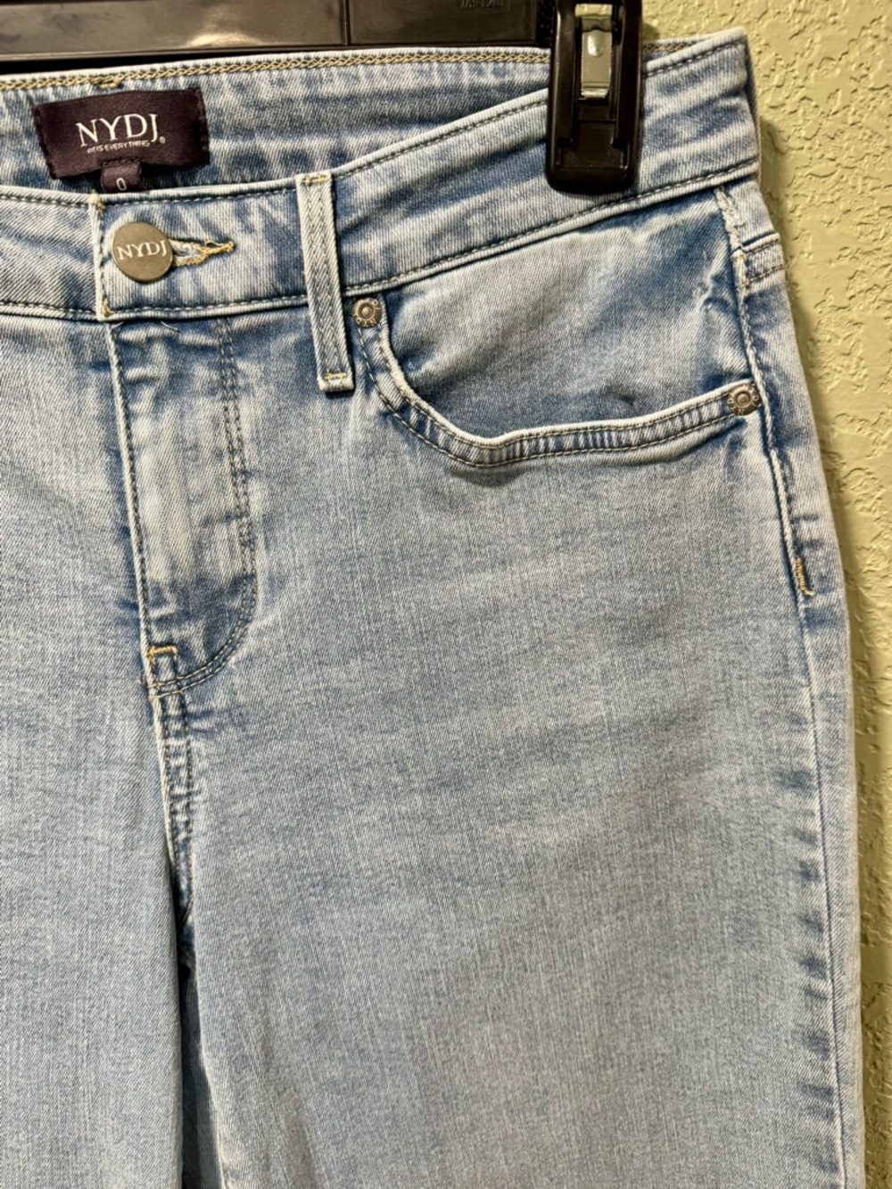NYDJ Blue Wide Leg Women's Jeans - Picture 3 of 7